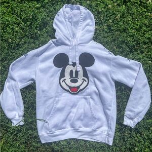 Disney White Mickey Mouse Hoodie